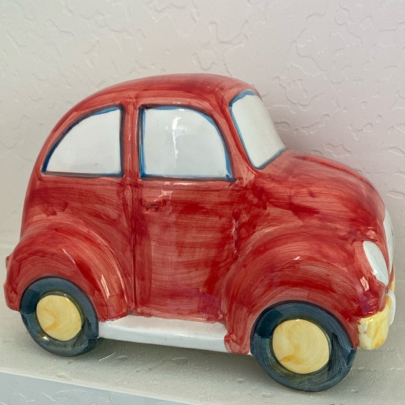 🚘Ceramic Volkswagen VW Bug Coin Bank - Picture 3 of 10